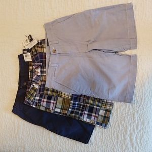 Three pair of boys size 10 Polo Ralph Lauren shorts